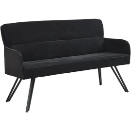byLIVING Sitzbank Tino Schwarz 140 x 94 x 67 cm