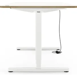 Yaasa Desk Pro Schreibtisch – Gestell weiß – el. höhenverstellbar – Konfigurator