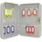 Wedo Schlüsselkasten mit 24 Haken, Sicherheitsschloss, 18,0 x 6,0 x 25,0 cm, 1 St.