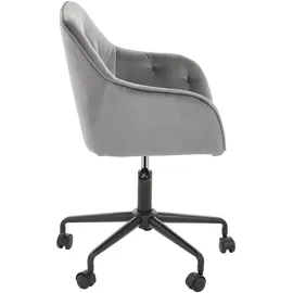 VCM Brooke Drehstuhl Polyester Dunkelgrau