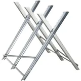 ComfortXL Sägebock, Silber, Metall, 83x79x83 cm, Freizeit, Heimwerken, Werkstatt, Werkbänke