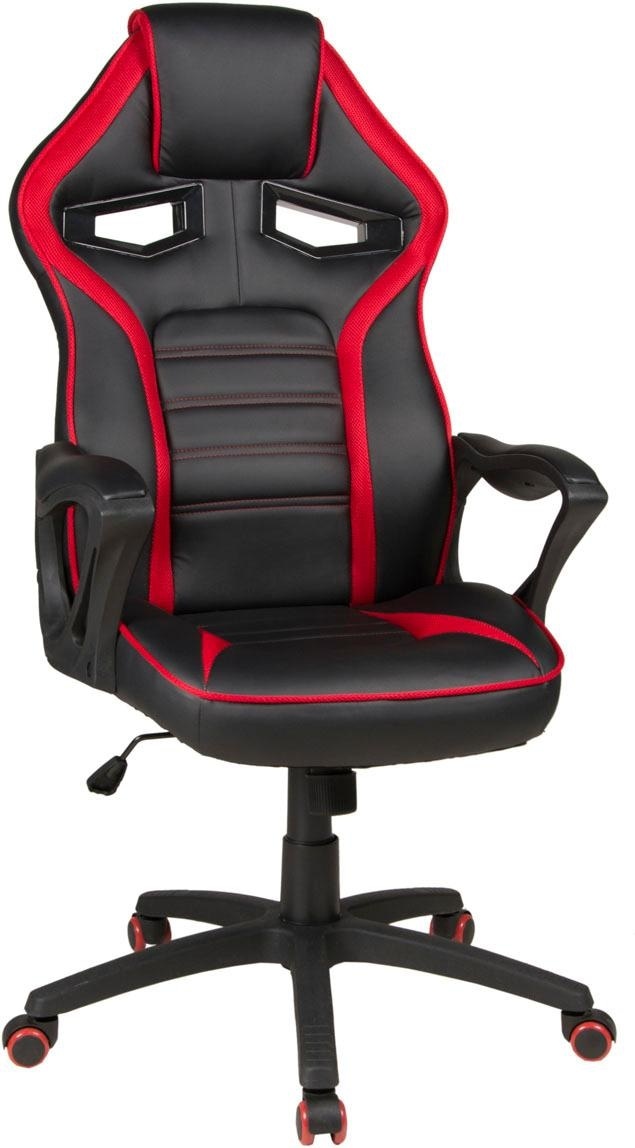 Gaming-Stuhl DUO COLLECTION "Splash" Stühle schwarz (schwarz, rot) Gamingstühle