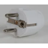 Buri HEITECH Schutzkontakt Stecker Weiß IP20 Innen Schukokupplung Zwischen Kinder