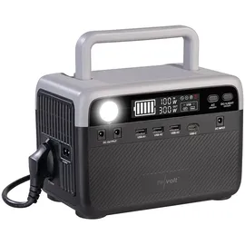 Revolt Powerstation & Solar-Generator, 230 Wh, 230 V, 300 W, reine Sinuswelle