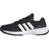 adidas GAMECOURT 2 Tennis Shoes, core Black/FTWR White/Silver met., 42