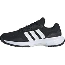 adidas GAMECOURT 2 Tennis Shoes, core Black/FTWR White/Silver met., 42