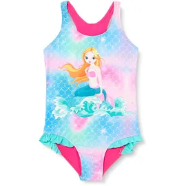 Playshoes UV-Schutz Badeanzug Mädchen Schwimmanzug Badebekleidung, Meerjungfrau, 98/104