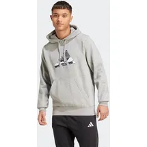 adidas SPORTSWEAR "TARNMUSTER", Herren, Gr. XXL, grau (medium grau heather), Obermaterial: 55% Baumwolle, 36% Polyester, 9% Viskose, normal, Rundhals, angesetztes Bündchen, Sweatshirts