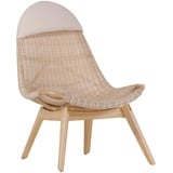 XXXLutz Sessel, Naturfarben, Hellbraun, Holz, Rattan,Pinie, massiv, 72x100x85 cm Wohnzimmer, Sessel, Polstersessel