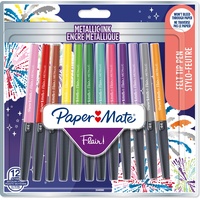 Paper mate Schreibstifte, PAPER MATE Faserschreiber Flair 12er METALLIC M (Multicolor, 12 x)