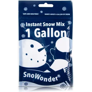 SnoWonder Instant Snow Schneepulver, Kunstschnee, Sofortiger Pulverschnee, Cloud Slime, 4 Litres