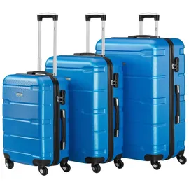 Zelsius Koffer-Set 3-tlg. blau/abs