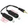 DeLock Audio-Splitter 3,5mm-Klinken-Stecker / 3,5mm-Klinken-Buchse 0,19m (65683)