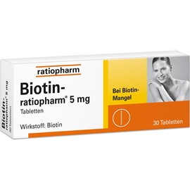 Ratiopharm BIOTIN-RATIOPHARM 5 mg Tabletten 30 St