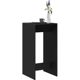 vidaXL Bartisch 51 x 50 x 103,5 cm Schwarz