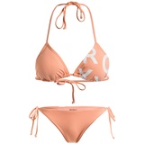 Roxy Beach Classics Tie Side - Triangle-Bikini-Set für Frauen Rosa