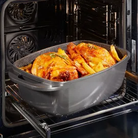 STONELINE XXL Bräter 43 x 26 cm anthrazit