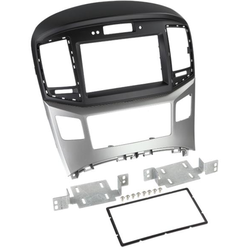  2-DIN RB Hyundai H1 2015-> schwarz/silber mit Uhr 