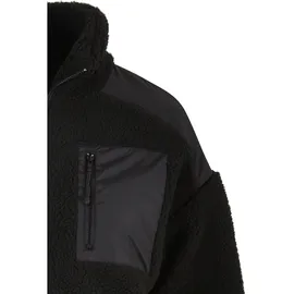 URBAN CLASSICS Sherpa Mix Jacke Black 5XL