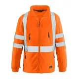 Big Arbeitsschutz 4 Protect Warnfleecejacke Seattle, leuchtorange, Gr. 2XL