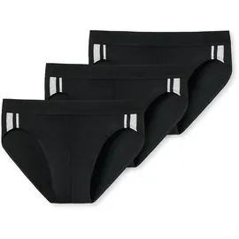 SCHIESSER Slip 6er Pack Schwarz / Weiß L