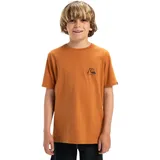 QUIKSILVER Shirttop QUIKSILVER "Evo Original", Jungen, Gr. 16, bran, [Hauptstoff] 100% Baumwolle, Tops Shirttop