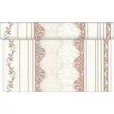 sovie HOME Tischläufer Marius in Braun Linclass® Airlaid, 40 cm x 4,80 m, 1 Stück, - Ornamente