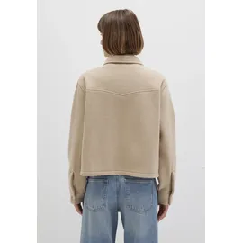 Mavi Button Sweatshirt Rundhalspullover Beige L