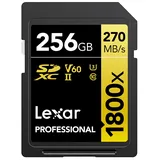 Lexar Professional SDXC Gold 256GB 1800x UHS-II V60