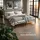 Tectake tectake® Metallbett, robustes Stahlgestell, bodenschonende Kunststoffkappen, 180 x 200 cm