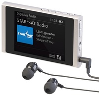VR-Radio Mini Radio: Digitales Slim-Taschenradio DAB+/FM, Akku, Ohrhörer, Alu-Gehäuse (Dab Mini Radio, Mini Dab Radios, Kleines)