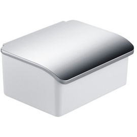Keuco Feuchtpapierbox Elegance, (Porzellanbehälter weiß, Deckel verchromt, Wandmodell, modernes Design) 11667013000