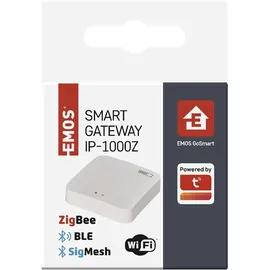 EMOS GoSmart Multifunktionales ZigBee-Gateway mit Bluetooth, und WiFi, H5001 Smart Home Hub Grau