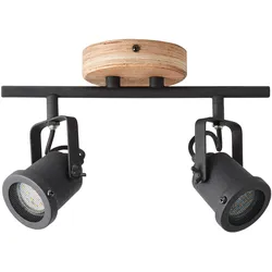 Deckenleuchte Inge Braun/Schwarz max. 6 Watt Deckenlampe