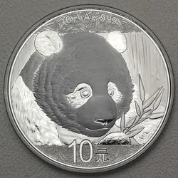 Silbermünze 30g Panda 2018 (China)