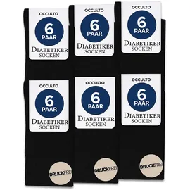 Occulto Oliver 6 Paare Schwarz 43-46