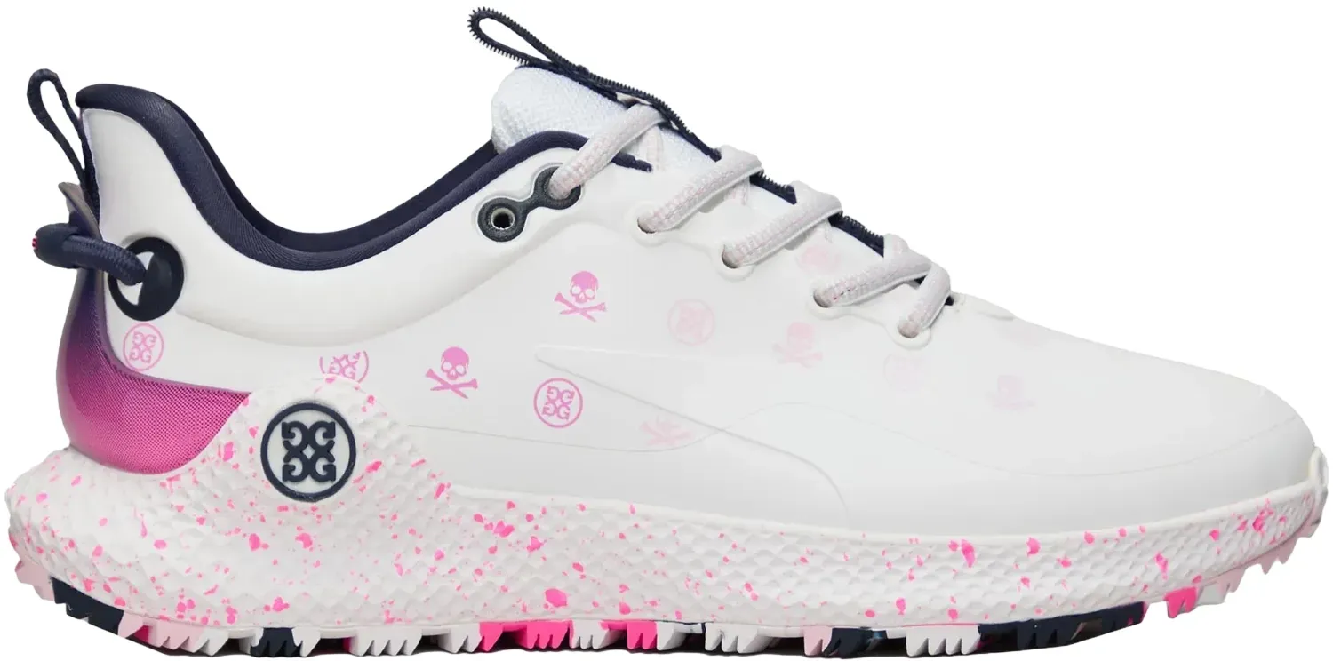 G/FORE Golfschuhe MG4+ O2 Gradient Skull & Tees, weiß/rosa