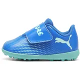 Puma Future 7 Play TT V Inf Soccer Shoe, Hyperlink Blue-Mint White, 20