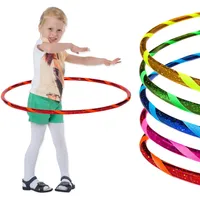 Super Star Kinder Hula Hoop Reifen Ø70cm, Red-Orange