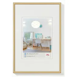 walther + design Lifestyle Kunststoff Bilderrahmen 10x15 cm GOLD