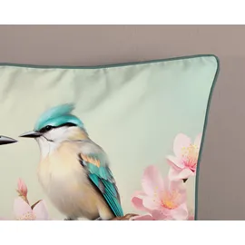 DESCANSO Minne Vogel Mint 135 x 200 cm + 2 x 80 x 80 cm