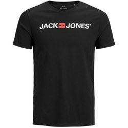 Jack & Jones Herren T-Shirt JJECORP LOGO TEE SS CREW NECK Schwarz M