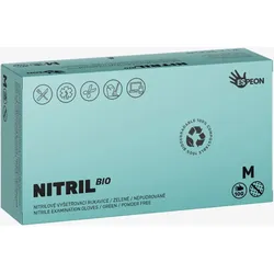 Espeon Nitril BIO Green Handschuhe aus Nitril puderfrei Größe M 2x50 St.