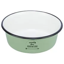 Trixie Napf Emaille/Edelstahl grün