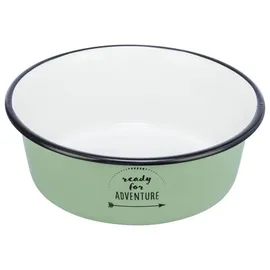 Trixie Napf Emaille/Edelstahl grün