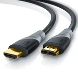 CSL HDMI-Kabel 2.1 HDMI Typ A 500 cm grau/schwarz