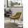 SalesFever Relaxsessel Toulon Samt 76 x 85 x 85,6 cm Gelb mit XXL-Steppung