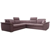 Luxusbetten24 Schlafsofa Designer Sofa Fernando, mit Schlaffunktion und Stauraum rosa