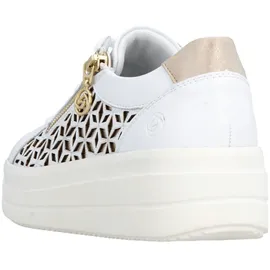 remonte Sneaker Damen Weiß/Gold 41