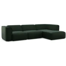 OTTO home Eckcouch Polyester 295 cm L-förmig Grün